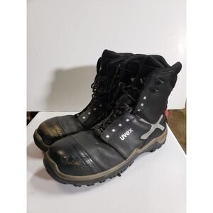 Uvex Boots Mens Size 12 US Black‎ Long Lace Up Leather Core-Tex Western Outdoor